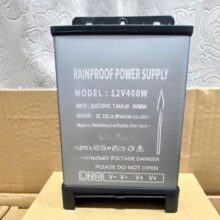 Nguồn ngoài trời 400W 12V (80%) IP65 đổ keo